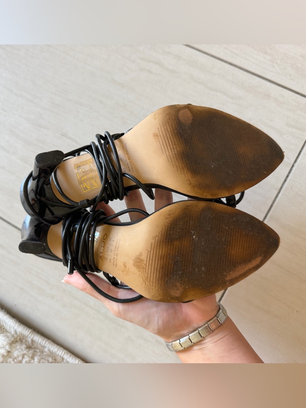 Aldo wrap heels - Picture 3 of 4